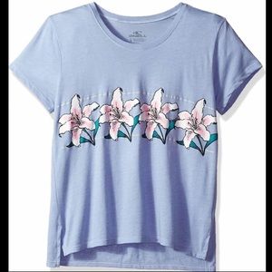 NWT Girl’s O’Neill Floral Graphic T-Shirt
